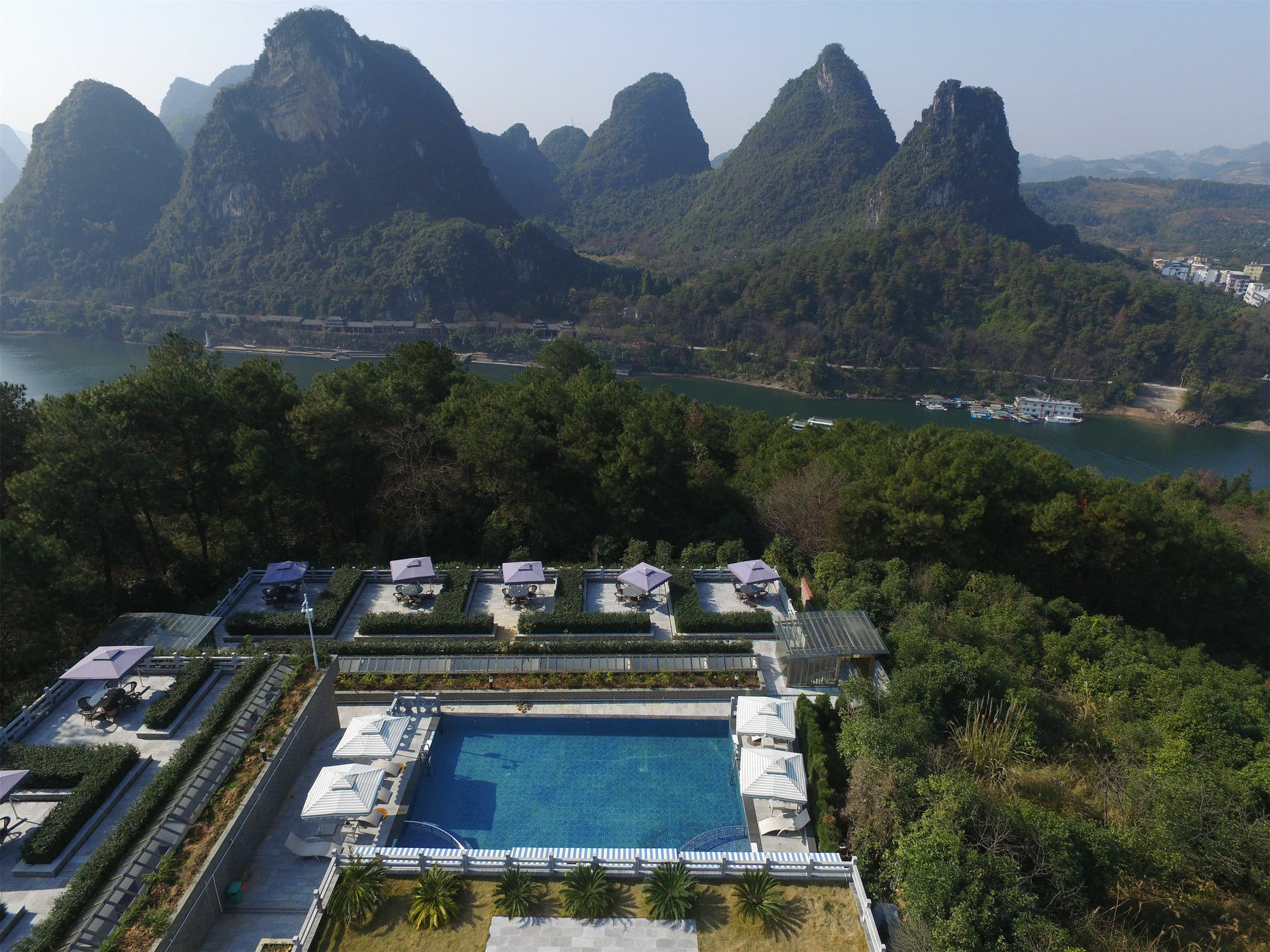 מלון Yangshuo Mountain Top Retreat מראה חיצוני תמונה