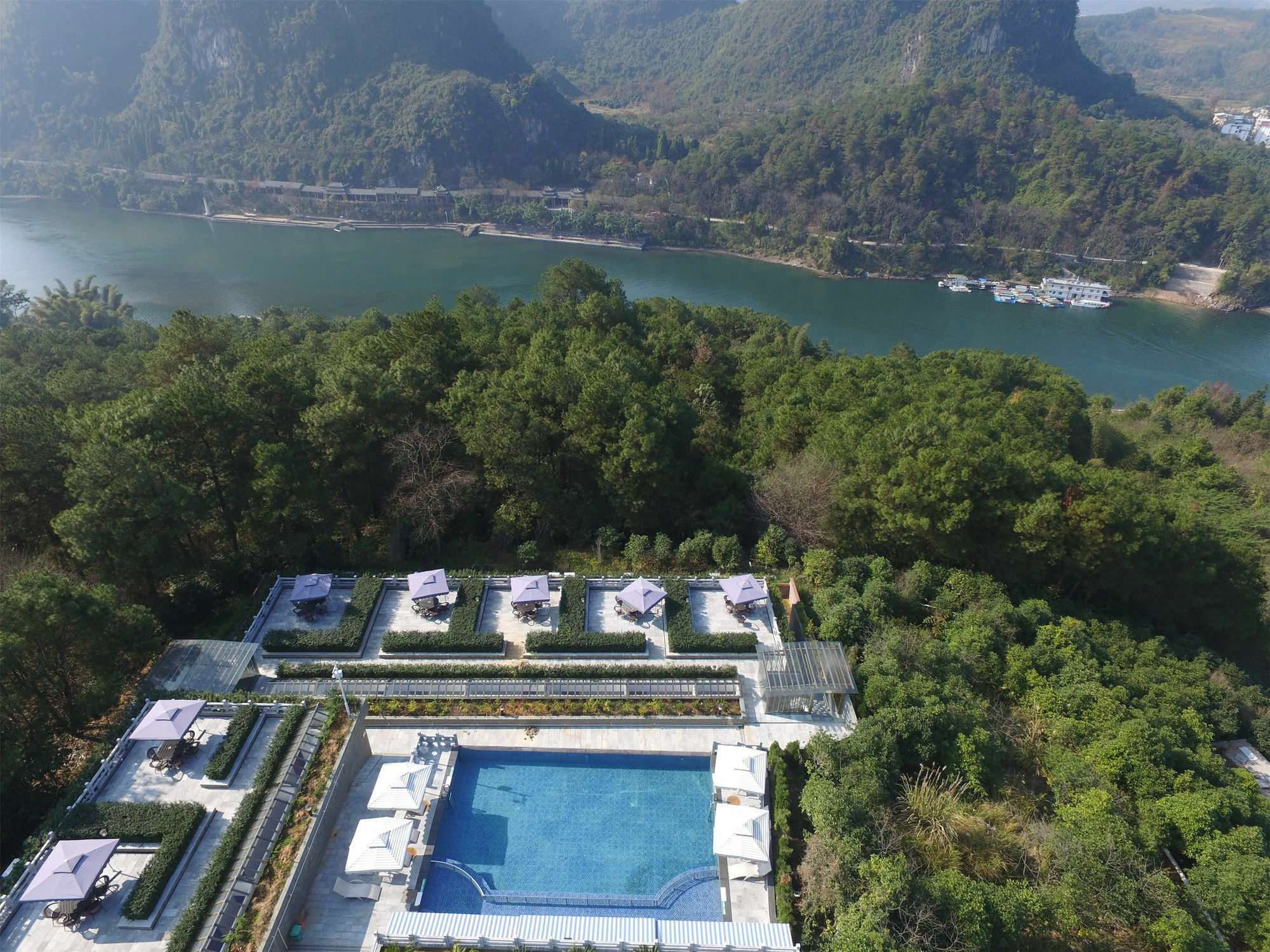 מלון Yangshuo Mountain Top Retreat מראה חיצוני תמונה